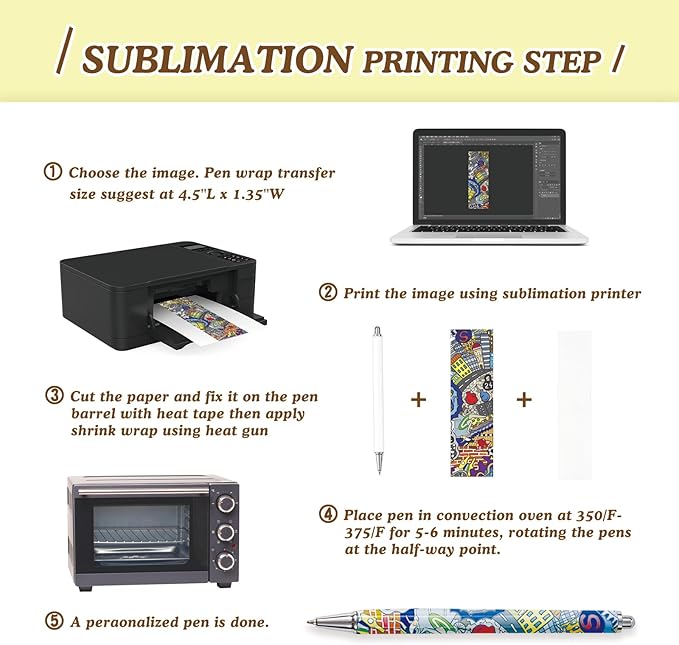 45 Pack Sublimation Pens Blank With Shrink Wrap, No Clip Heat Transfer Sublimation Ballpoint Pen, White Aluminum Personalized Customized Sublimation Pen for DIY Office School Stationery Supplies