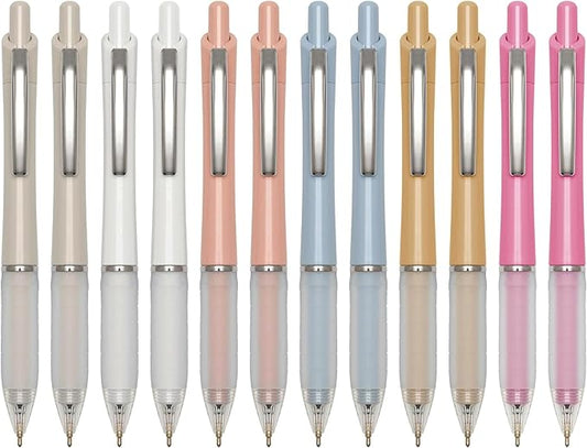 Ball Point Pen Black Ink Ballpoint Pens with Super Soft Grip Medium Point 1.0mm Office Pens (12-count)