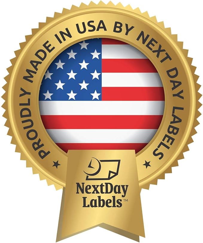 NextDayLabels - 8-1/2 x 11 Neon Color High Light Fluorescent Labels for Laser & Inkjet Printer (Blue Fluorescent, 8-1/2" x 5-1/2" - 2 Per Page | 50 Labels)