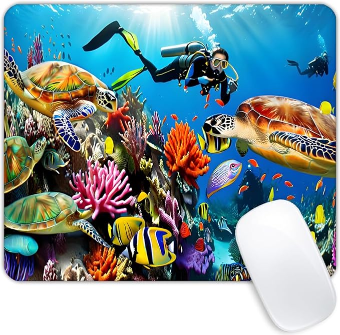 Marine Turtle Mouse pad Customized Mousepad Non-Slip Rubber Base Mouse Pads for Computers Laptop Office Desk Accessories Mouse pad