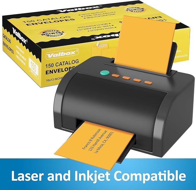 ValBox 10x13 Self Seal Catalog Envelopes 150 Packs Brown Kraft Large Envelopes with Peel and Seal Flap for Mailing, Organizing and Storage