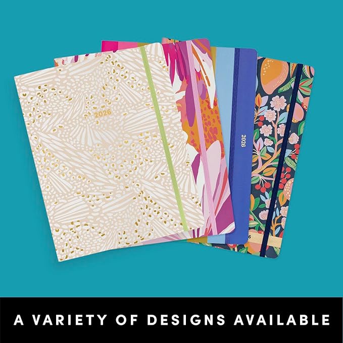 PAPERAGE 2026 Monthly Planner, 12 Months (January 2026 - December 2026), 8 in x 10 in, 2026 Planner with Large Monthly Spreads & Calendar Views, Note Pages, To Do Lists & Trackers, – Golden Safari