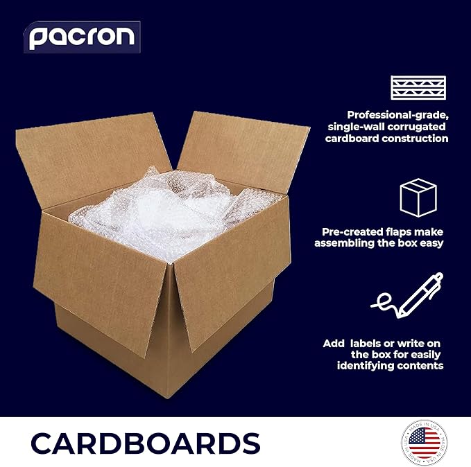 12 Pack Sturdy Cardboard Moving Boxes 27x15x9 – Durable Shipping, Packing, and Medium Storage Boxes for Long-Distance Moves – Versatile Moving Supplies for Packing and Shipping Needs