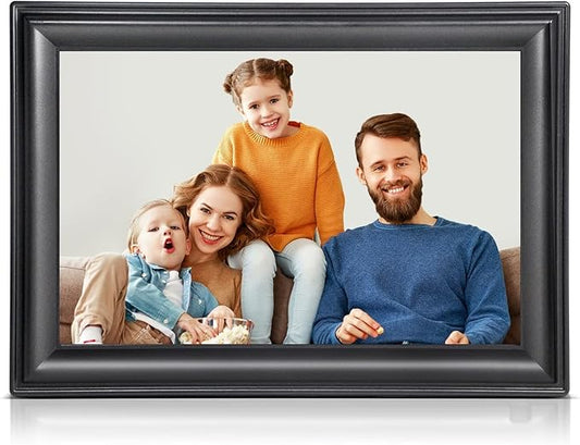 10.1 Inch WiFi Digital Picture Frame, 1280x800HD IPS Touch Screen Digital Photo Frame Electronic,16GB Memory, Auto-Rotate, Wall Mountable, Share Photos/Videos Instantly via Uhale App from Anywhere