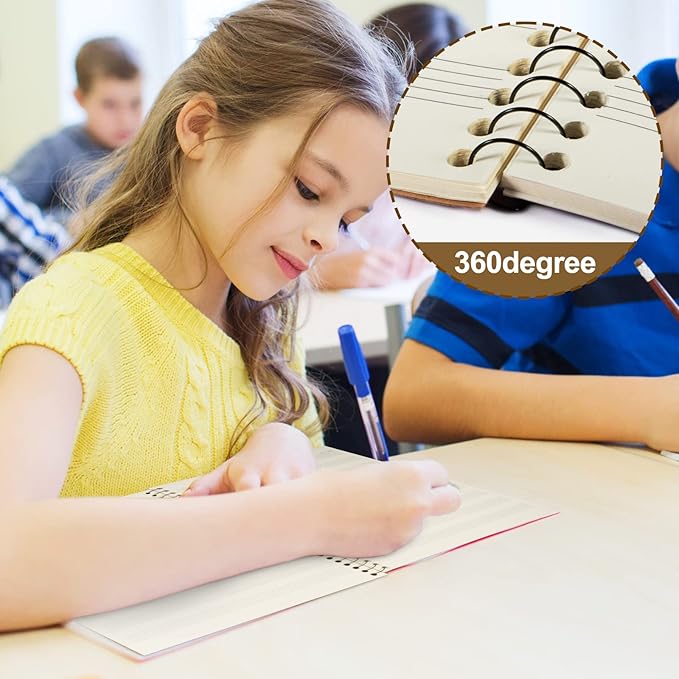 MAXCURY Blank Sheet Music Composition Manuscript Staff Paper Art Music Notebook Black 100 Pages 26x19cm (Grey Green/White)