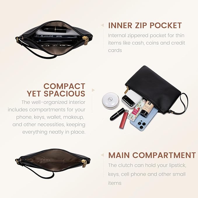 LOVEVOOK Laptop Bag for Women,15.6 inch Work Bags with Clutch, Vintage Leather Laptop Tote Bag,Computer Bag Laptop Purse, Briefcase Tote Bag Shoulder Bag Handbag for Business Office Teacher