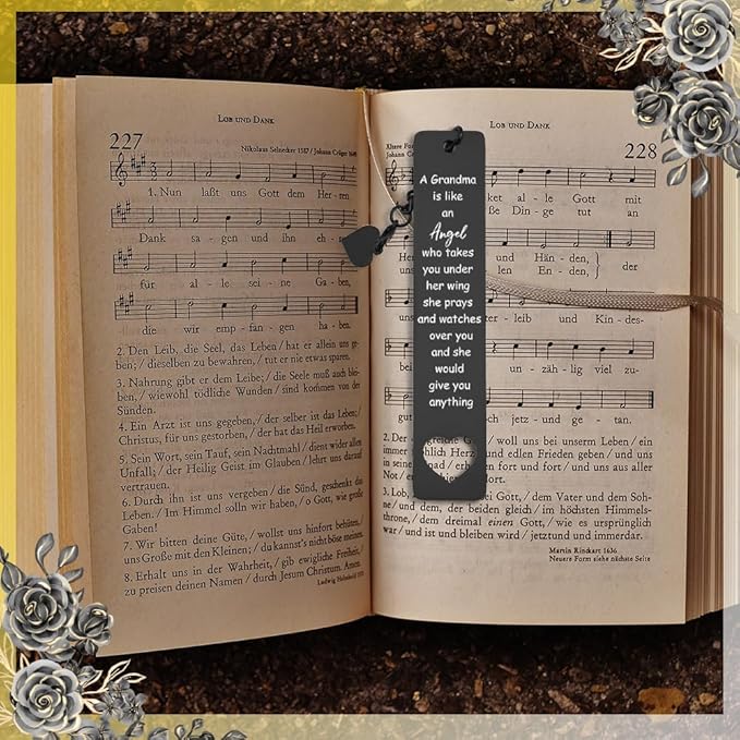 Librarian Gifts for Grandma Book Lovers Cute Bookmark for Women Grandma Book Lovers Unique Bookmarks Gift for Women Grandma Book Lovers Book Markers for Reading for Women Grandma Book Lovers WB93