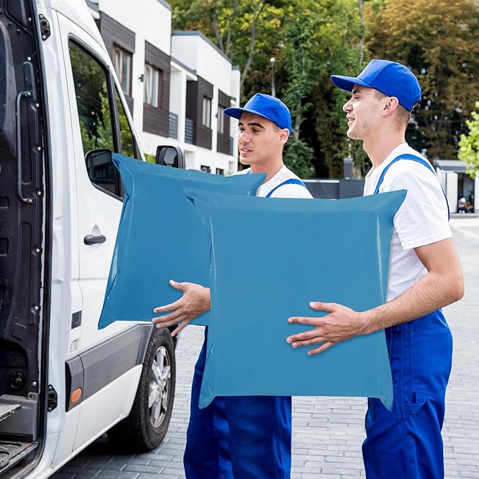 Metronic Poly Mailers 24x24 100 Pcs, Large Shipping Bags for Clothing, Strong Adhensive Shipping Envelopes for Small Business, Mailers Poly Bags, Tear-resistant Mailing Bags in Dark Blue