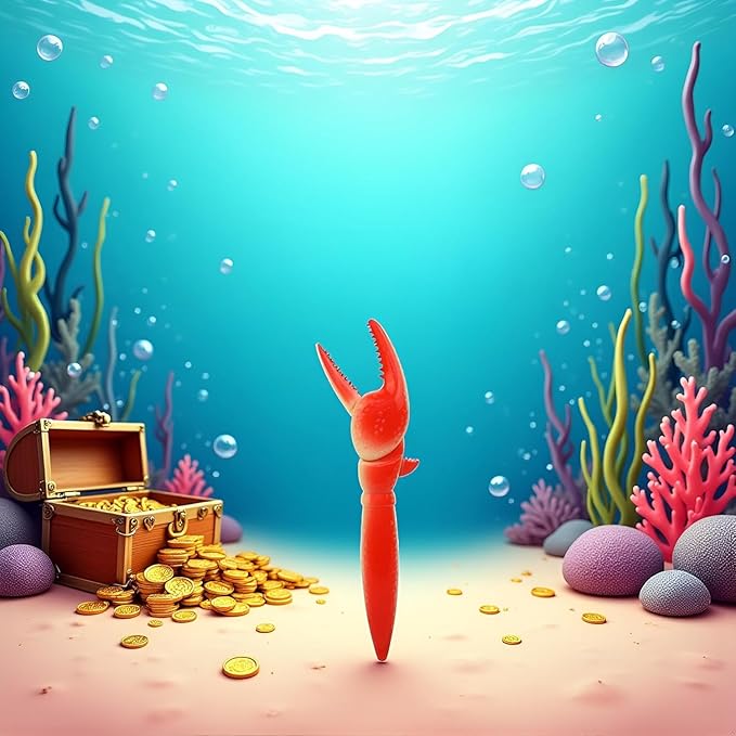 Crab Lobster Claw Gel Pens, Ocean Themed Writing Pens, Novelty Office School Supplies