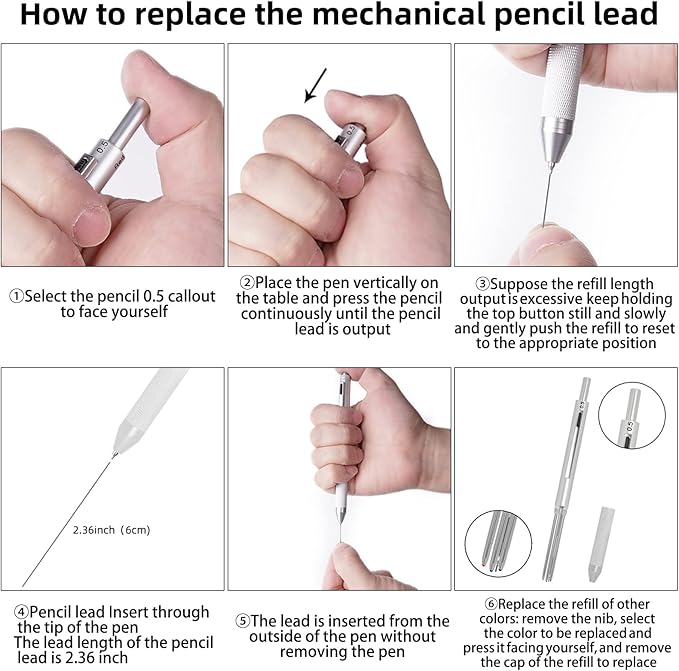 YOUMI Multicolor pen 4 in 1 Multifunction Pen with Metal Cased 0.5mm Mechanical Pencil Red Ballpoint Pen Blue BallpointPen and Black Ballpoint Pen Gift for Journaling (Red)