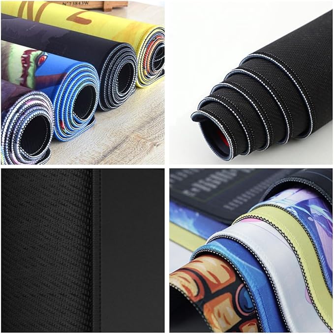 Magic Crow Desk Mat Gaming Misty Fores Mouse Pad Playmat, Large Gaming Mousepad Keyboard Desk Extended Mouse Pads Game Decor with Stitched Eges Non-Slip Base Tabletop for MTG 31.5" x 15.7"