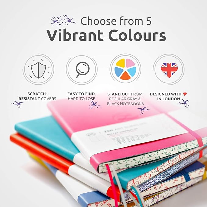 Lay Flat Large B5 Dotted Journal - Enjoy Bullet Journaling with a Soft Cover 7x10-inch, Non-Bleed Thick 120gsm Paper, Dot Journal in Yellow, Japanese Edge Motif - Faux Leather Dot Notebook