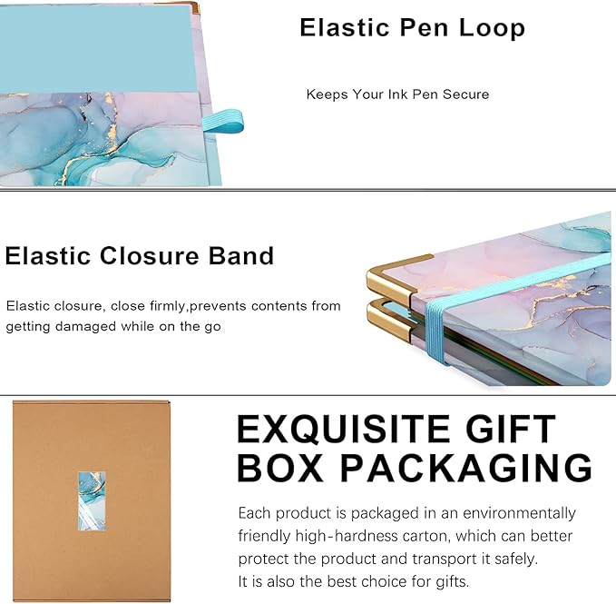 Lateefah Clipboard with Storage, File Folders with Pockets, Nursing Clipboard with Label Stickers and Notepad, Spiral Clip Board with Pen Loop for School, Office Supplies