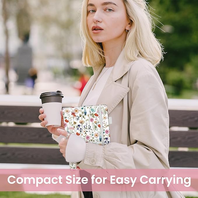 Lined Journal Notebook for Women & Men, Hardcover Leather Journal for writing, A5 College Ruled Notebook for Work & Note Taking, Perfect for Office School Home Supplies, 160 Pages, Garden