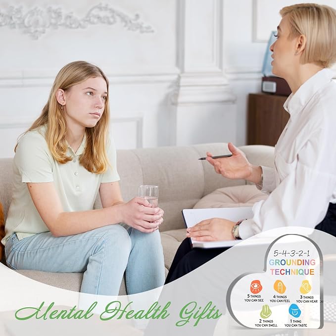 Mental Health Decor, Psychotherapy Affirmations Heart Acrylic Sign, School Counselor Sign, Anxiety Relief Social Psychology, Mental Health Gifts for Social Worker Classroom School Counseling