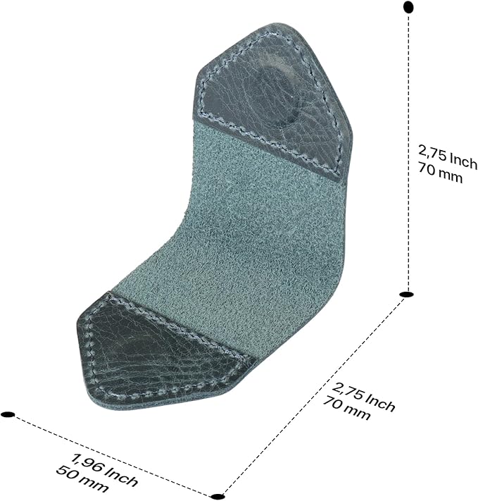 Londo Genuine Leather Handmade Bookmark (Set of 2) (Magnetic, Blue)