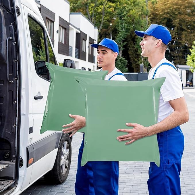Metronic Large Poly Mailers 24x24 300 PCS, Strong Adhensive Shipping Bags for Clothing, Waterproof Shipping Envelopes for Small Business, Tear-resistant Mailers Poly Bags Bulk in Grayed Jade Green