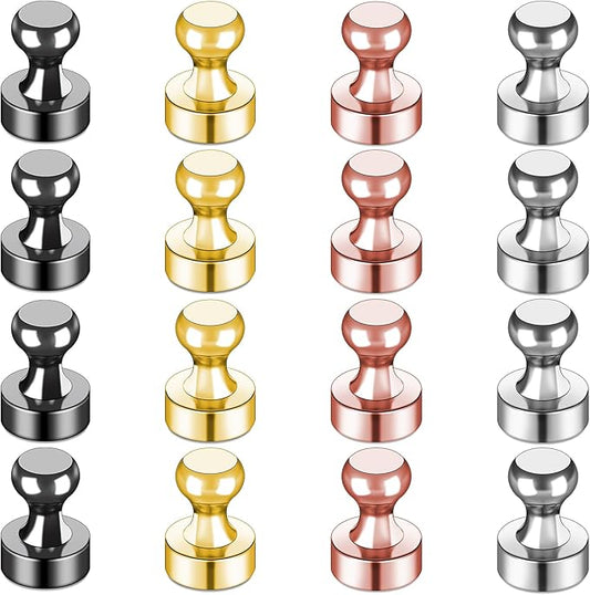 LOVIMAG Fridge Magnets 16Pcs Refrigerator Whiteboard Small Strong Magnet Classroom Kitchen Accessories Decorative Locker Set Decor Must Haves Office Calendar Refrigerador Magnetic Cute Crafts