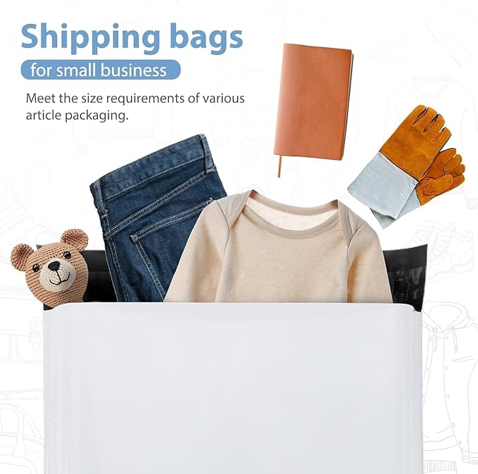 Metronic Poly Mailers 24x24 900 Pcs White, Large Shipping Bags for Clothing Packaging Bags Strong Self Seal Adhesive Shipping Envelopes for Small Business Tear-resistant Mailing Bags Mailing Envelopes