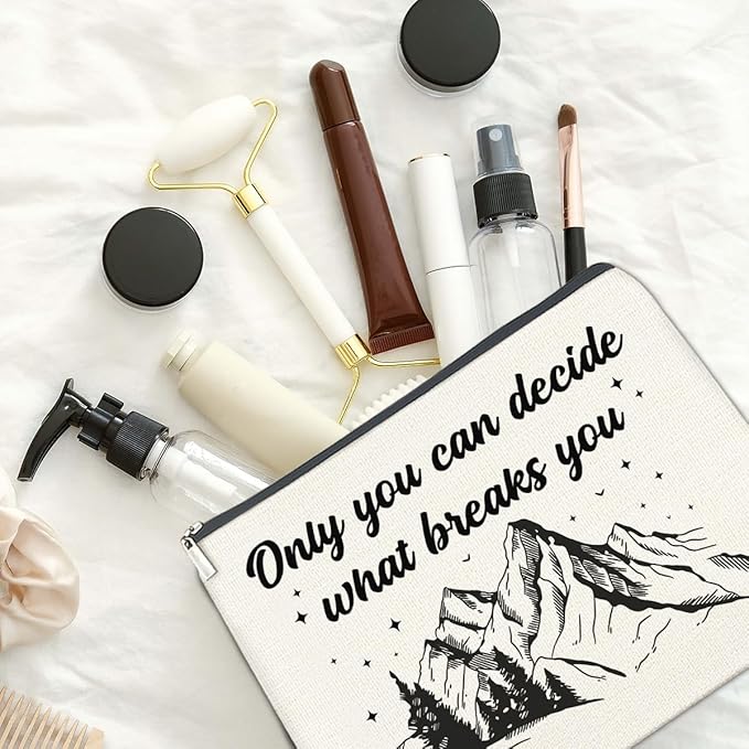 NGAEAK Bookish Gifts Cosmetic Bag, Gifts for Book Lovers Christmas Birthday Zipper Makeup Pouch Small Makeup Bag