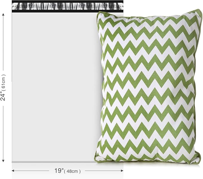 Metronic Poly Mailers 19x24 Inch 1000 Pcs White, Large Shipping Bags for Clothing, Strong Thick Mailing Bags with Self Adhesive, Waterproof and Tear-Proof Large Package Bags in Bulk for Small Business