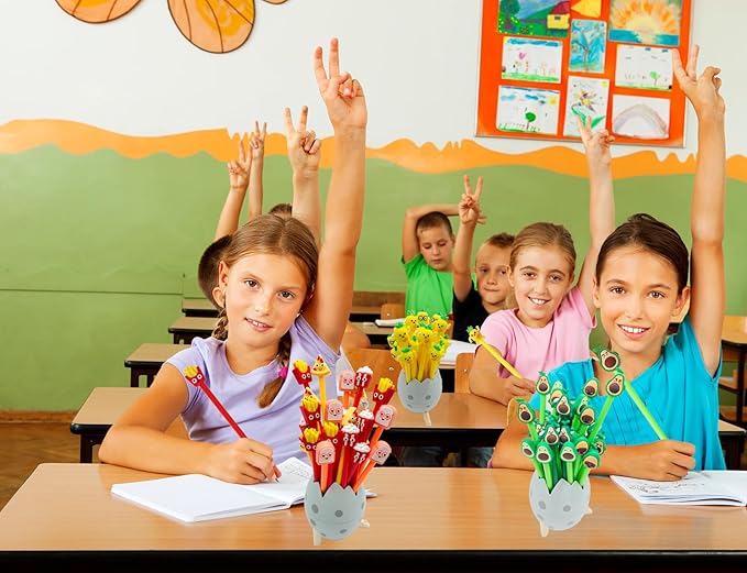 Cute Food Gel Ink Pens - 40 Pcs Fun, Kawaii Pens, 0.5 mm Black Ink, Ideal for Kids, School & Office Supplies (Food-01)