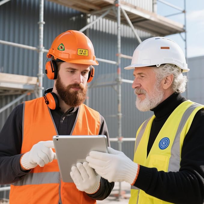 250+ Hard Hat Stickers for Adults - Funny Sticker Book for Water Bottle, Helmet, Cars, Tool Box, Truck, Motorcycle, Cooler, Laptop - Blue Collar Cool Fun Hardhat Stickers Gifts for Men, Waterproof