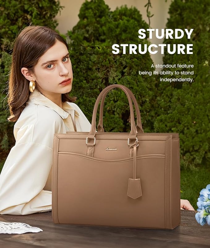 LOVEVOOK Laptop Tote Bag for Women, Office Work Bag Briefcase fit for 15.6 inch Laptop, Large Capacity Teacher Bag Handbag