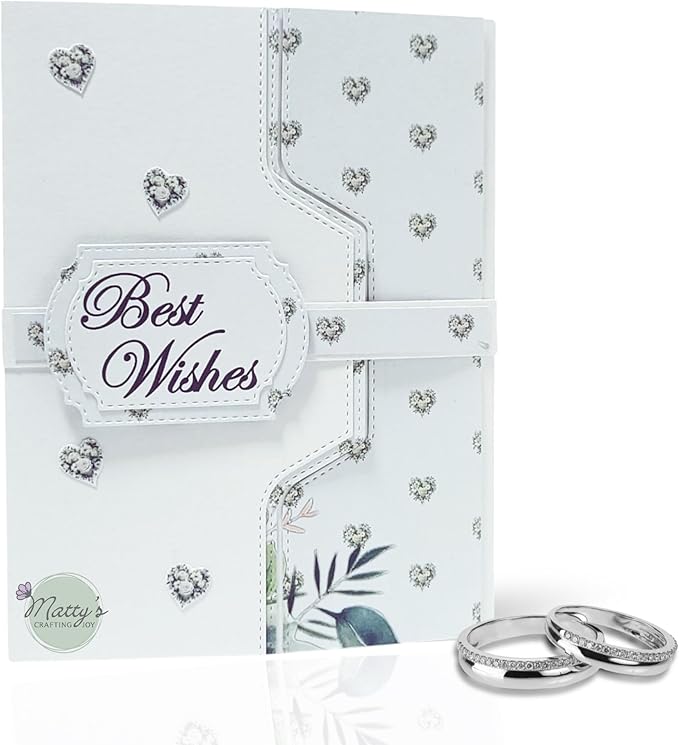 Matty's Crafting Joy Wedding Florals, Double Sided Scrapbook Paper 12x12, Patterned Cardstock 12x12, 24 Sheet Floral Scrapbook Paper Pad, Wedding Scrapbooking Supplies