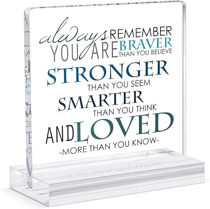 LukieJac Motivational Gifts For Women Encouragement Gifts Cheer Up Gifts For Women Friend Congratulations Gifts Proud Of You Gifts For Her Believe Sign Inspirational Gifts