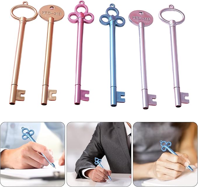 6Pcs Shaped Gel Pens Stocking Fillers For Student Kid Game Reward Birthday Present 0.38mm Office Writing Pen Fine Tip Black Pens