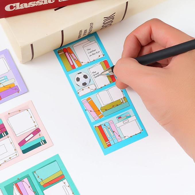 LiYiQ 100 Pcs Book Lovers Bookmarks Double-Sided Bookmark Book Tracker Page Markers Book Markers Set for Kids Reading Bookmarks Gift for Women