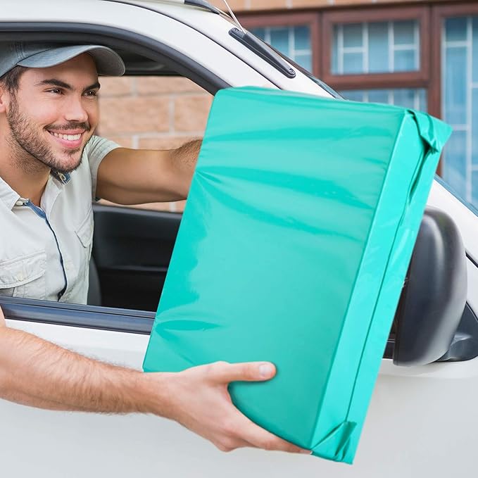 Metronic 1000PC Poly Mailers 14.5x19, Large Shipping Bags for Small Business, Waterproof Mailers Poly Bags, Strong Adhesive Shipping Envelopes for Clothing, Efficient Mailing Envelopes in Teal