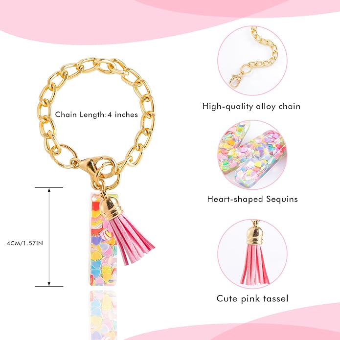 Letter Charm Accessories for Stanley Cup 1 PCS Cute Initial Keychain Handle Charm for Stanley Tumbler for Women