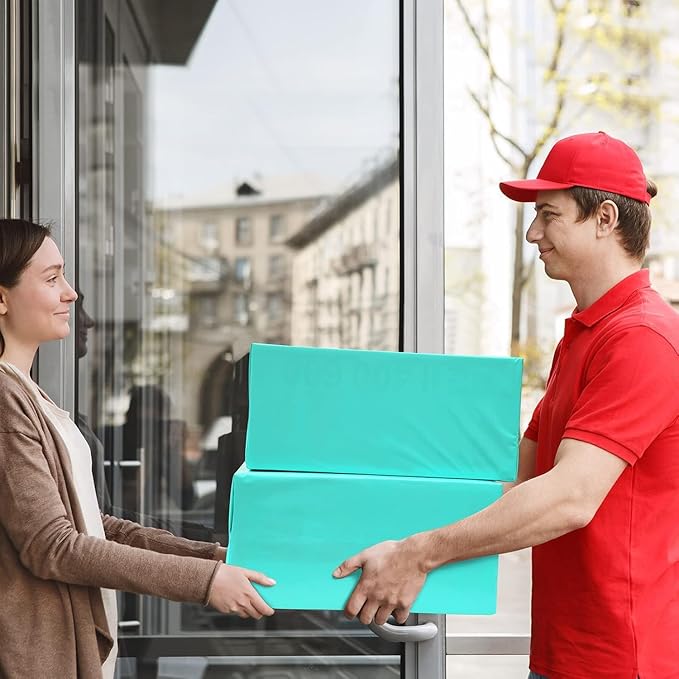 Metronic Poly Mailers 24x24 300Pcs Large Shipping Bags for Clothes Plastic Mailers Strong Self Seal Adhesive Shipping Envelopes for Small Business Tear-resistant Mailer Bags Mailing Envelopes in Teal