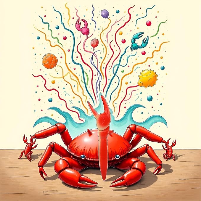 2Pcs Crab Lobster Claw Gel Pens, Ocean Themed Writing Pens, Novelty Office School Supplies