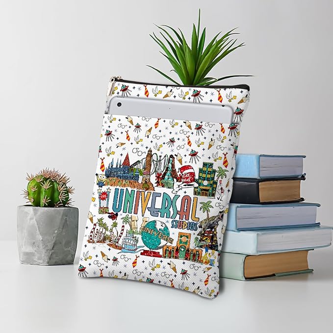 Magic Stuff Magical Castle Book Sleeve Book Cover Book Lovers Gifts Book Club Gifts Wizard Book Protector Vacation Gifts Book Gifts for Readers Women Magic Movie Fans Friend Graduation Birthday Gifts