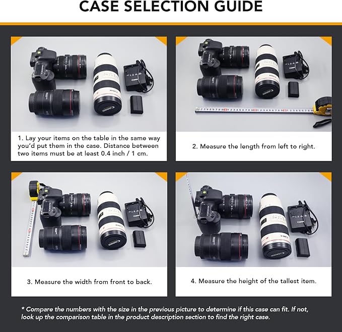 Lykus HC-4010 Waterproof Hard Case with Customizable Foam, Interior Size 16x13.2x4.6 in, Suitable for laptop, electronics, and more items