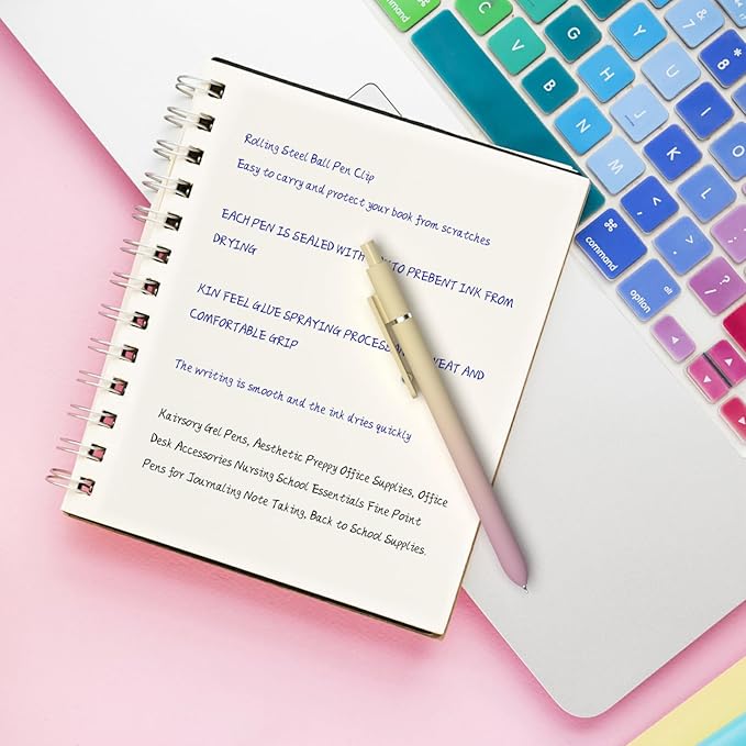 Black Gel Pens, Retractable Gel Ink Refills Bulk for Twist Pens, Fine Point 0.7mm Ink, Smooth Writing Retractable Click Refills(15 Pcs Black Ink-0.7mm)