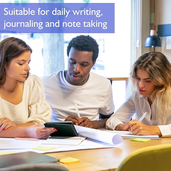 Vanhench 7Pcs 0.5mm Black Ink Gel Pens Quick Dry with Silicone Touch Barrel & Fidget Stress Ball, Multifunction Writing Fine Point Smooth Writing Pens School Supplies Stocking Stuffers Gifts for Women