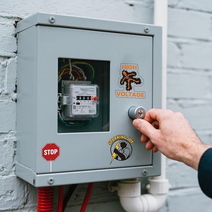 250+ Hard Hat Stickers for Adults - Funny Sticker Book for Water Bottle, Helmet, Cars, Tool Box, Truck, Motorcycle, Cooler, Laptop - Blue Collar Cool Fun Hardhat Stickers Gifts for Men, Waterproof