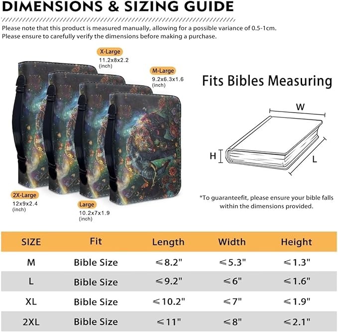 Lotusorchid Floral Mandala Elephant Printed Bible Covers Christ Church Bag for Women Leather Bible Case with Handle Pen Storage Zippered Pocket Waterproof Bible Carrier Bible Protective Cover