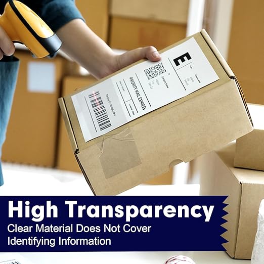 Packing Tape, 12 Rolls Clear Heavy Duty Packaging Tape with Dispensers for Packing, Shipping, Moving and Mailing, Thicker Sealing Tape-1.88" x 65 Yards Per Roll, 780 Total Yards