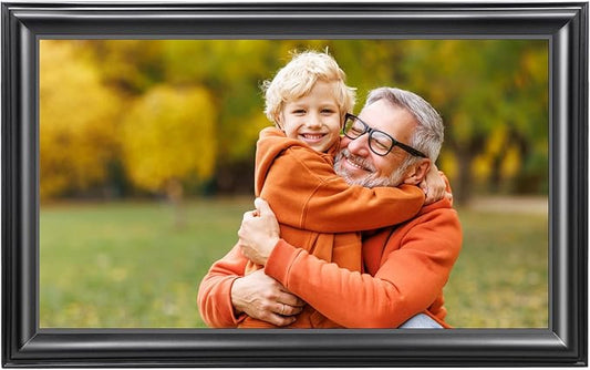 16 Inch Large Digital Picture Frame, Canupdog WiFi Digital Photo Frame with 1920 * 1080 IPS Touchscreen, 32GB Storage, Auto-Rotate, Wall Mountable, Easy Setup, Slideshow Photos and Videos