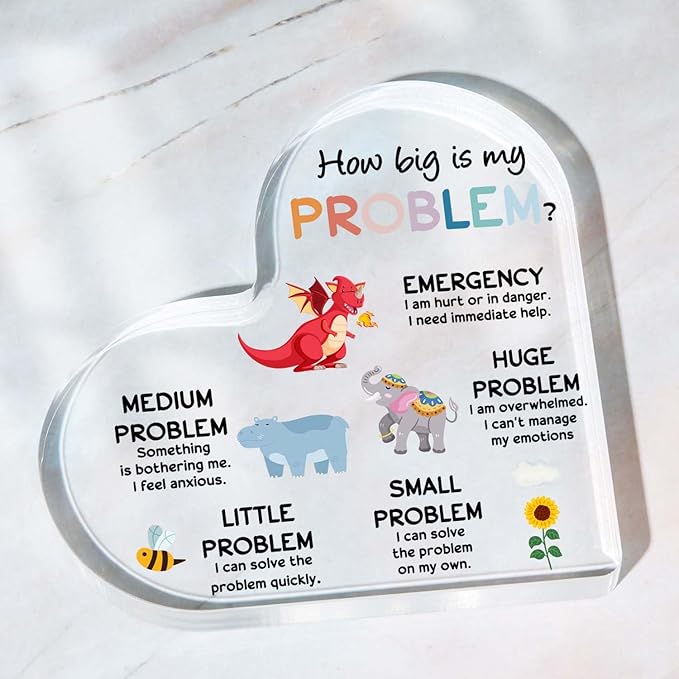 Mental Health Decor, Psychotherapy Affirmations Heart Acrylic Sign, School Counselor Sign, Therapy & Counseling Office Decor, Therapy Mental Health Gifts for Social Worker Classroom School Counseling