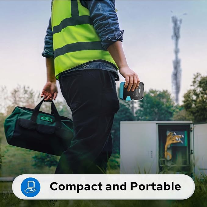 Makeid P31 Industrial Label Maker, Thermal Transfer Label Printer Portable Bluetooth Labeler with 0.71" W x 26.24ft L Label, Wire and Cable Labeling Machine for Job Sites, Fast Creat and Print Label