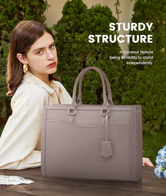 LOVEVOOK Laptop Tote Bag for Women, Office Work Bag Briefcase fit for 15.6 inch Laptop, Large Capacity Teacher Bag Handbag