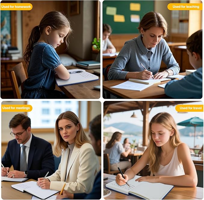 Lined Journal Notebooks for Writing, 100 GSM Thick Paper, 1 Pack Hardcover Notebooks, A5 College Ruled Notebook, Journaling Notebook for School/Travel/Office (Orange- 1 Pack)