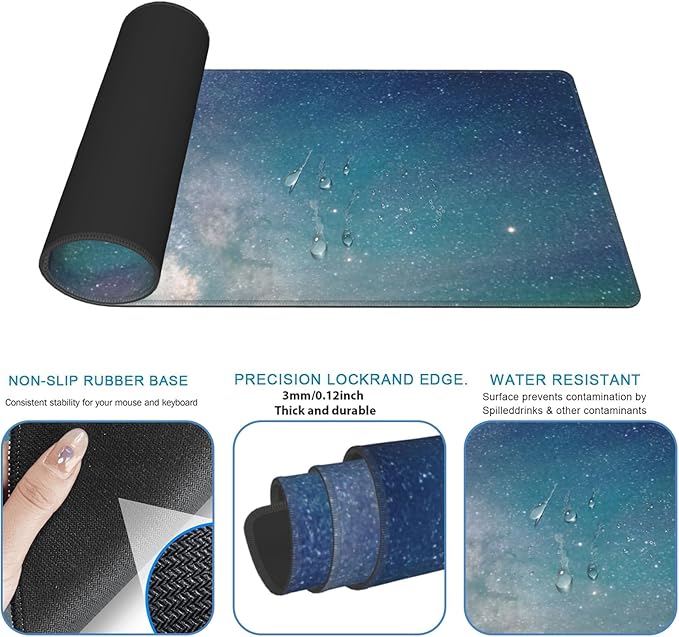 Neon Leopard Gaming Mouse Pad,12x31.5in Non-Slip Rubber Bold Colors Abstract Desk Mat,Large Extended Bold Mousepad for Office Home Laptop,Mice Pads Gifts,Game Lover Deskmat Decor