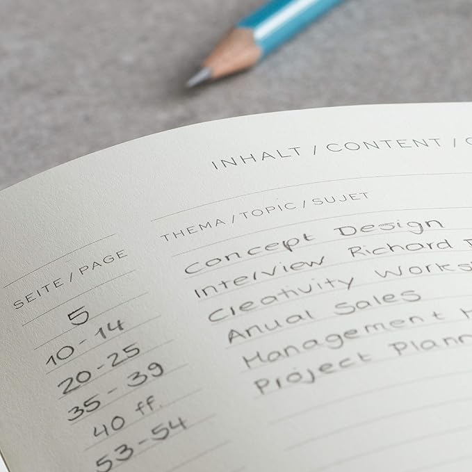 LEUCHTTURM1917 - Notebook Softcover Medium A5-123 Numbered Pages for Writing and Journaling - Thinking Ahead (Dotted Paper, Spice Brown)